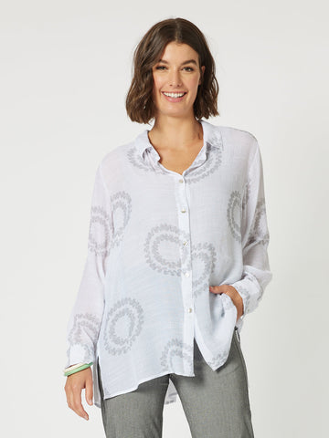 Zig Zag Shirt - White