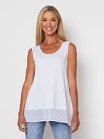 Reversible Tank Top - White