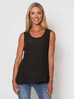 Basic Cotton Camisole - Black