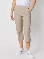 Santorini Cropped Pant - Natural