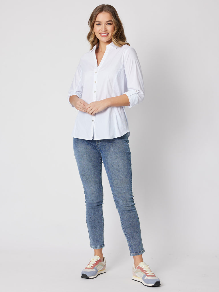 Pull On Denim Jean - Denim – Threadz