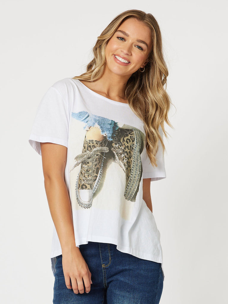 Sandshoe T-Shirt - White