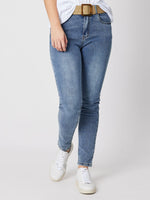 Sophie High Rise Slim Leg Jean - Denim